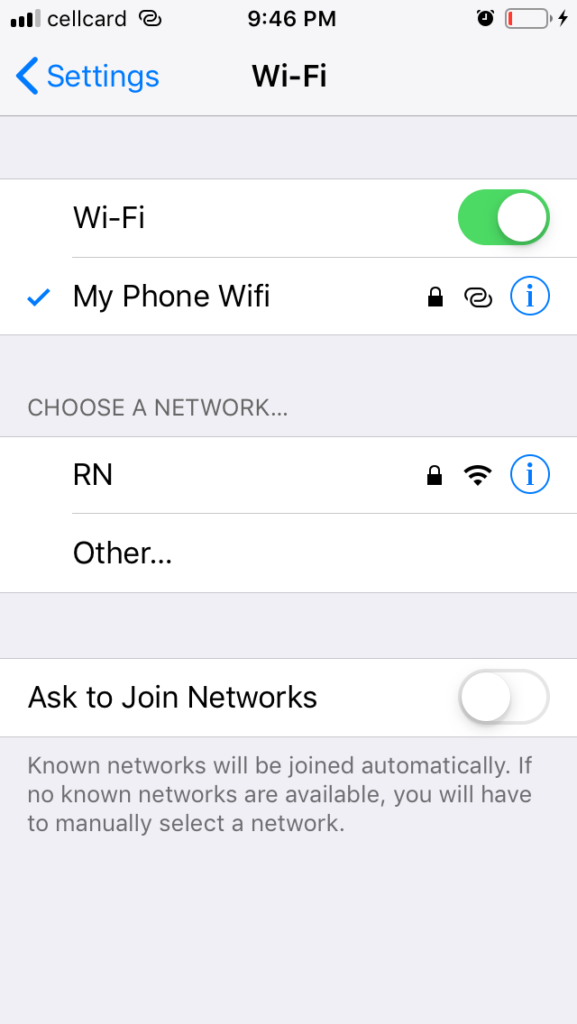 step 9: How to connect to your another iPhone's Instant Hotspot without password